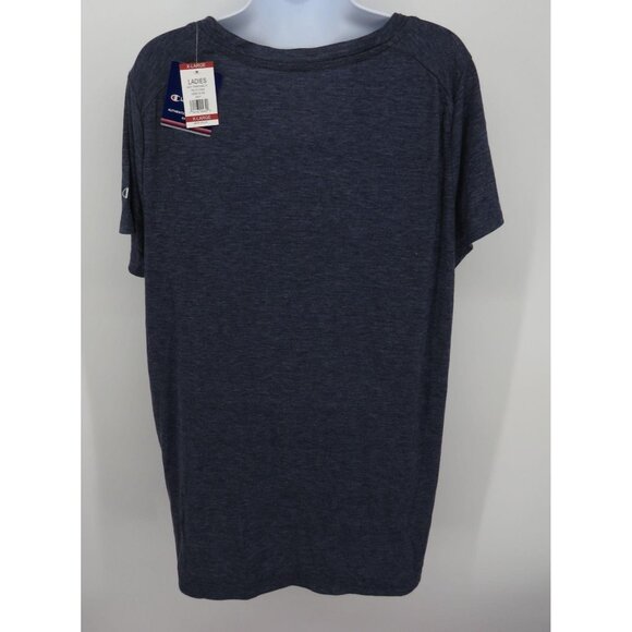 East Tennessee State Univ Buccaneers Ladies Champion V-Neck Navy T-Shirt XL NWT - Picture 4 of 4